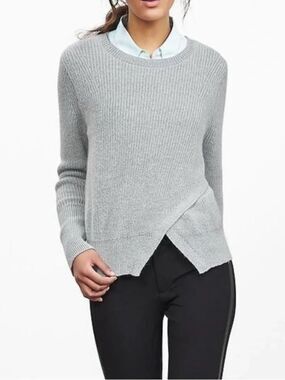 Banana Republic Wool Cotton Crewneck Sweater Size M
